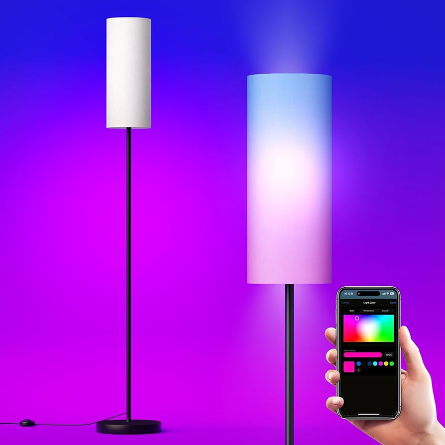 nowoczesne oświetlenie led sterowane smartfonem zapewnia komfortową atmosferę w salonie nowoczesne lampy led sterowane przez smartfona